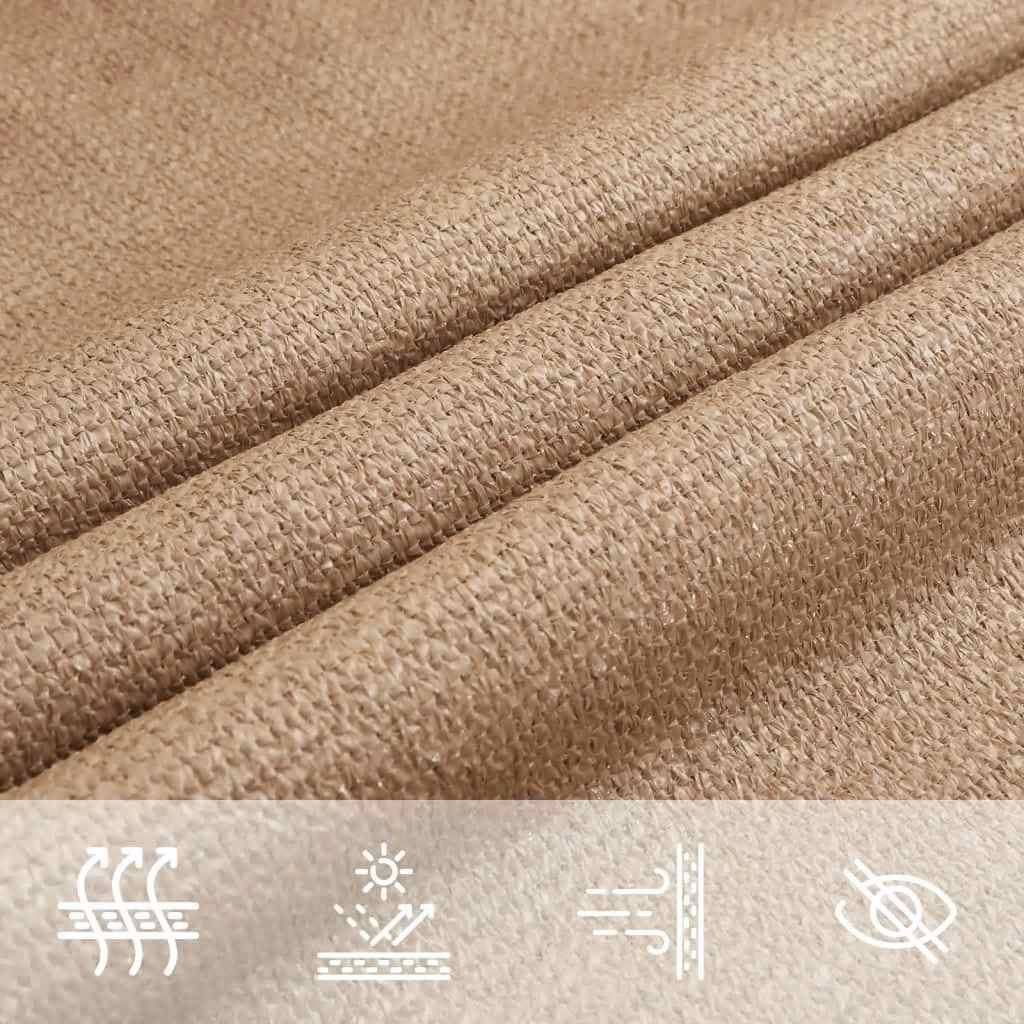 PANGIVO - Voile d'ombrage PEHD taupe 300 x 300 x 420 cm - PANGIVO - Image 6