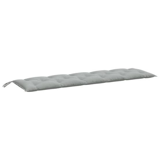 ComfortXL - Set 2 Coussins pour banc XXL Polyester Confort Moelleux pour Salon de Jardin Gris Clair 180x50 cm – ComfortXL Outdoor Living - Image 5
