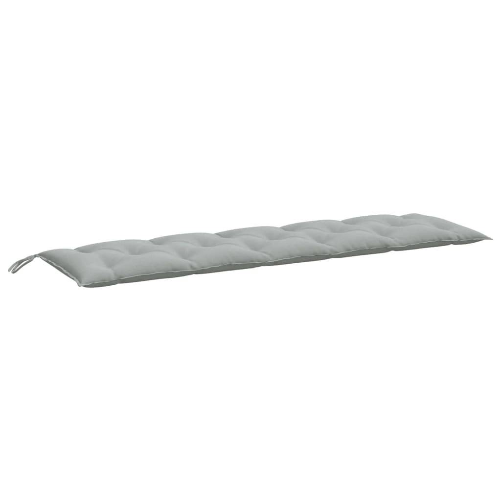 ComfortXL - Set 2 Coussins pour banc XXL Polyester Confort Moelleux pour Salon de Jardin Gris Clair 180x50 cm – ComfortXL Outdoor Living - Image 5