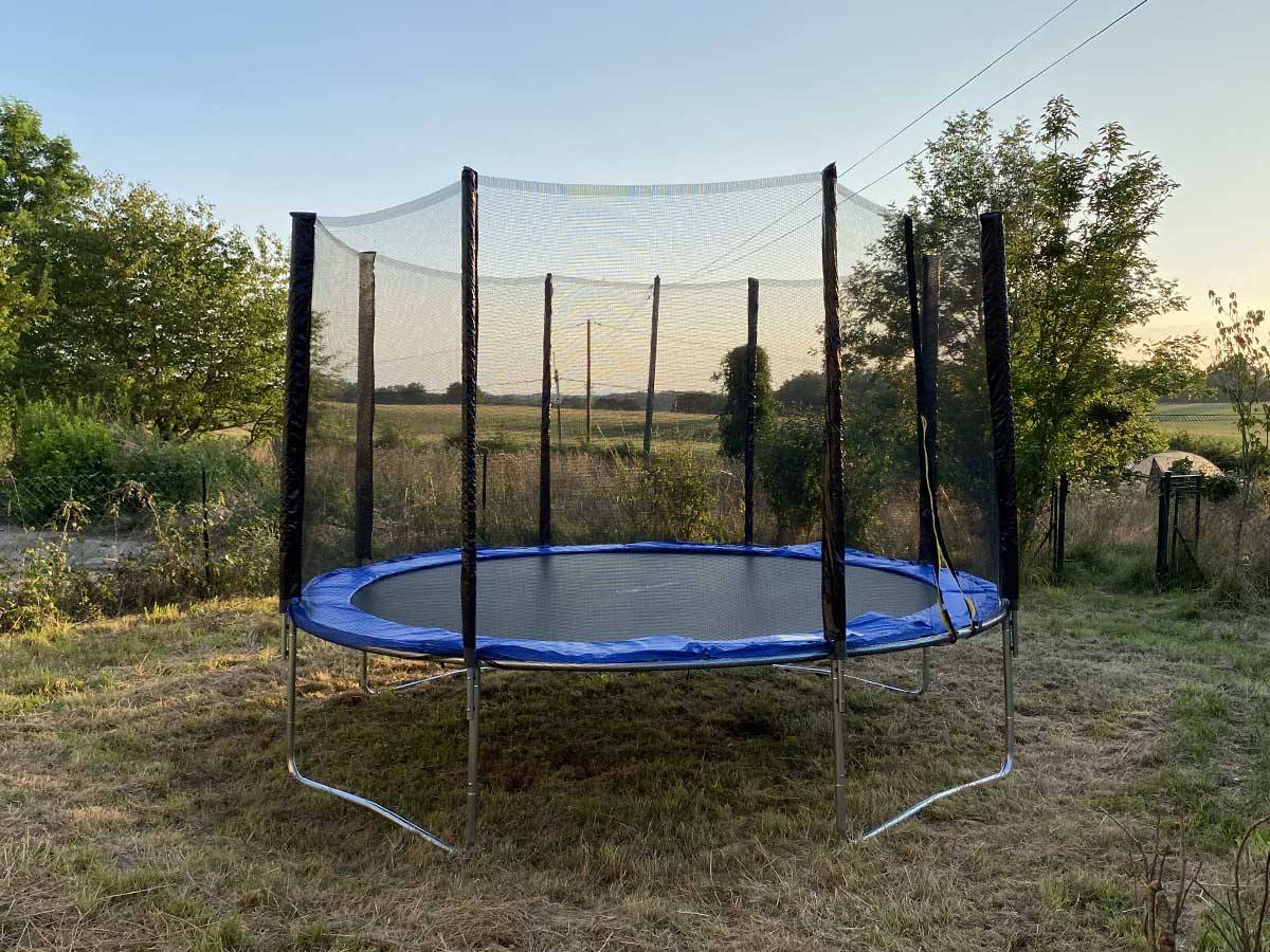 Jardideco - Trampoline Cronos Ø 3,66 m Bleu - Jardideco - Image 4