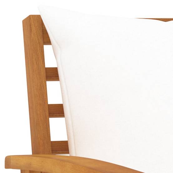 Vidaxl - Salon de jardin 5 pcs avec coussin Bois d'acacia solide vidaXL 3057786 - Image 5