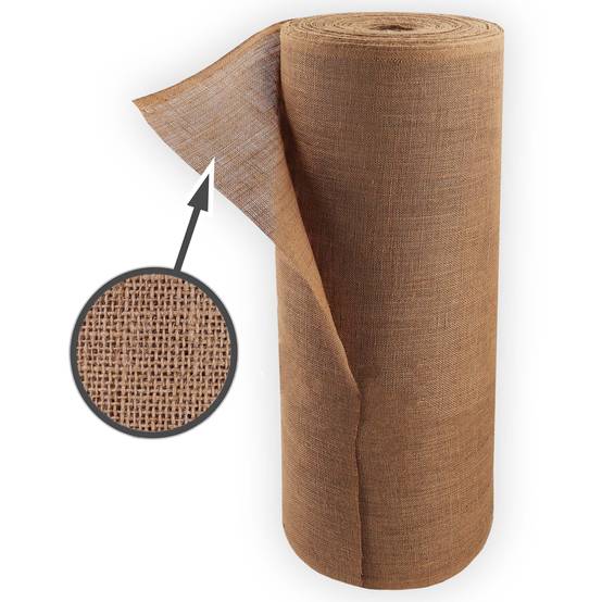 45m x 1m tissu de jute 305g/m² tapis de jute jute de jardin tissu de jute toile de jute ruban de jute - Image 3