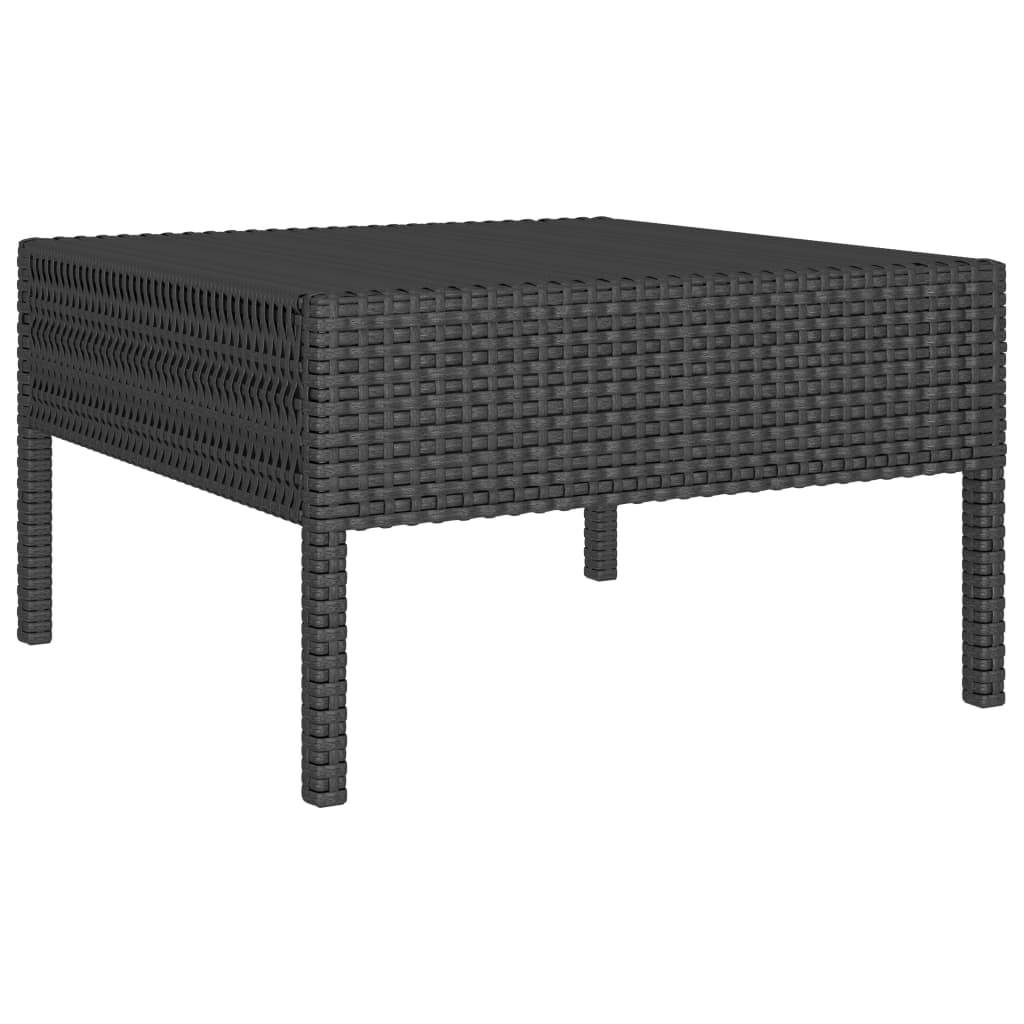 Vidaxl - Salon de jardin 2 pcs avec coussins Résine tressée Noir vidaXL 310199 - Image 5