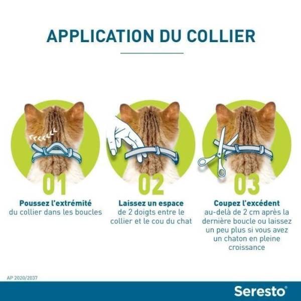 Seresto - SERESTO Chat Collier Anti-Puces et Anti-Tiques 2 unités - Image 3