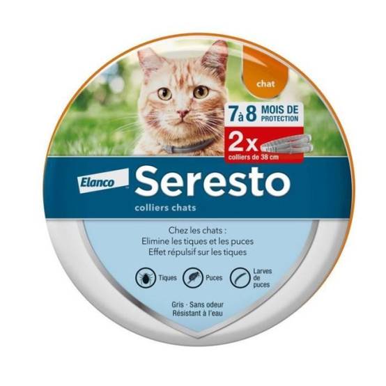 Seresto - SERESTO Chat Collier Anti-Puces et Anti-Tiques 2 unités - Image 1