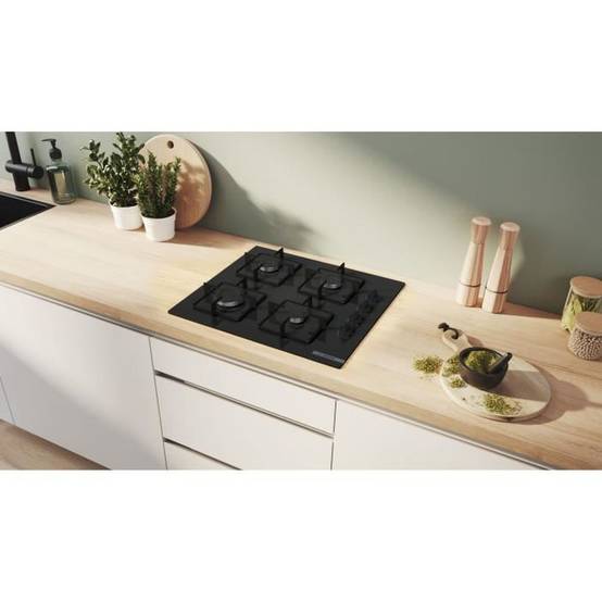 Bosch - Table de cuisson gaz 60cm 4 feux POP6B6K30 Bosch - Image 2