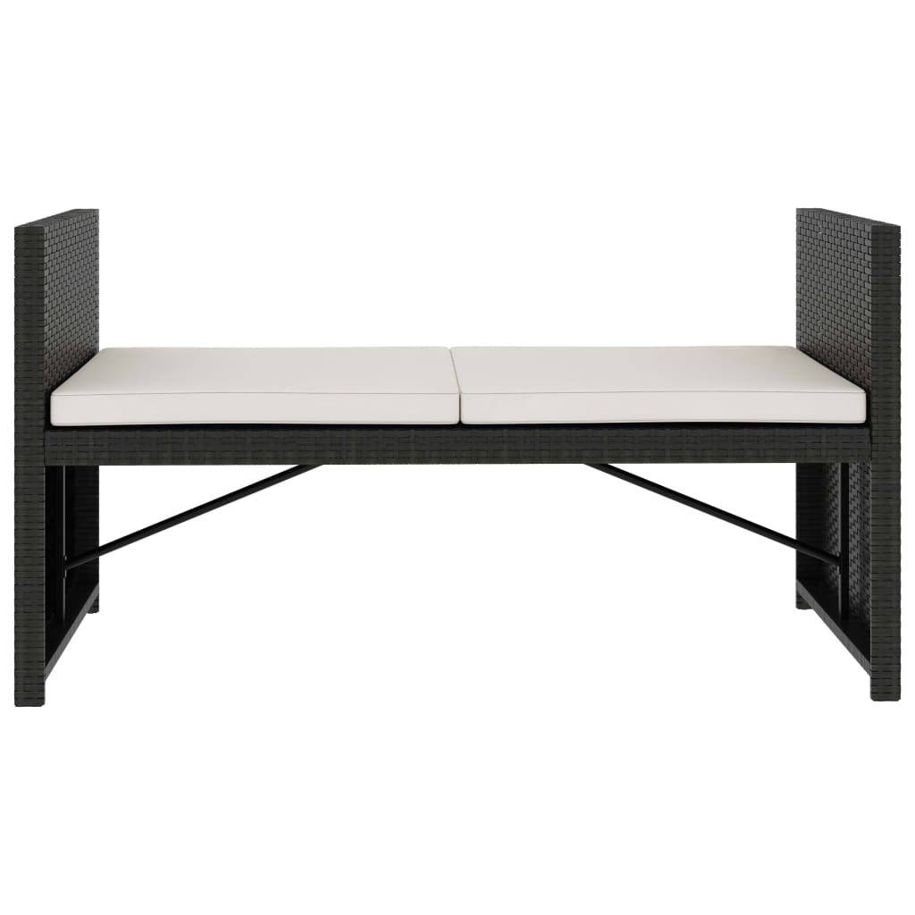 Vidaxl - Salon de jardin 5 pcs avec coussins Résine tressée Noir vidaXL 48132 - Image 7
