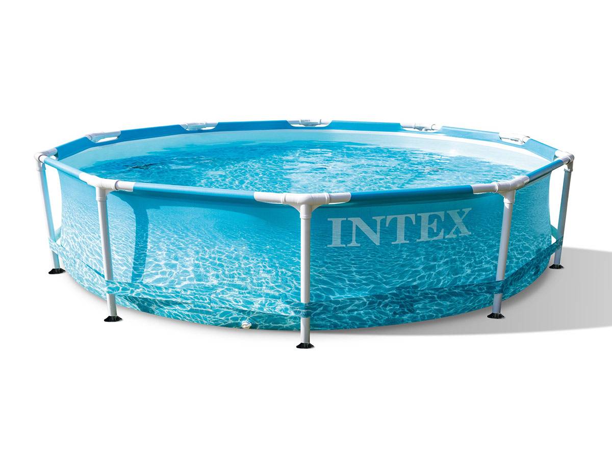 Piscine tubulaire Metal Frame Ocean ronde 3,05 x 0,76 m - Intex - Image 1