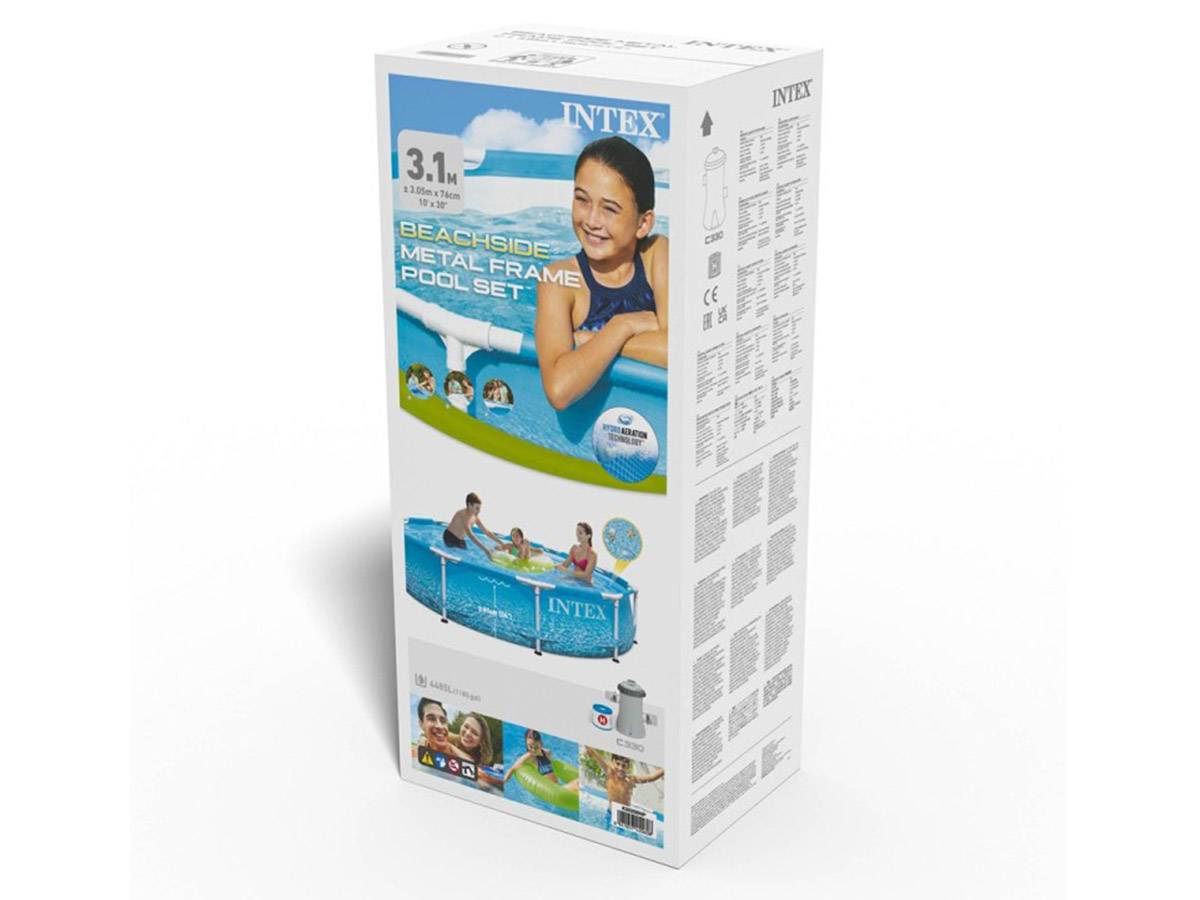 Piscine tubulaire Metal Frame Ocean ronde 3,05 x 0,76 m - Intex - Image 7
