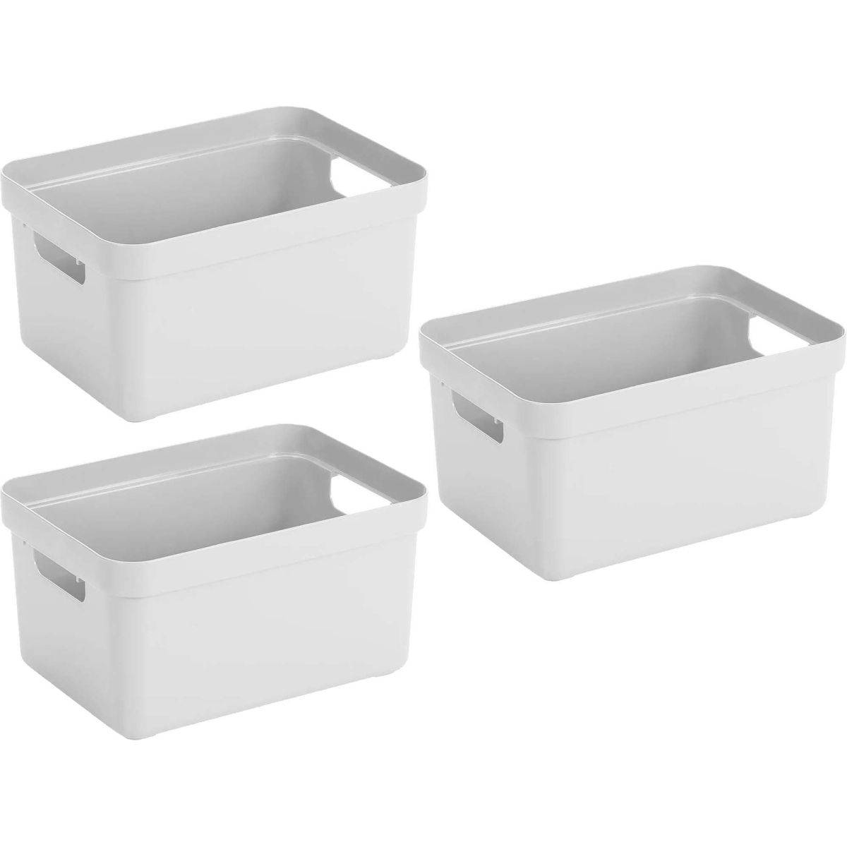 Sunware - Boîte de rangement Sigma Home Box 5 litres (Lot de 3) - Image 1