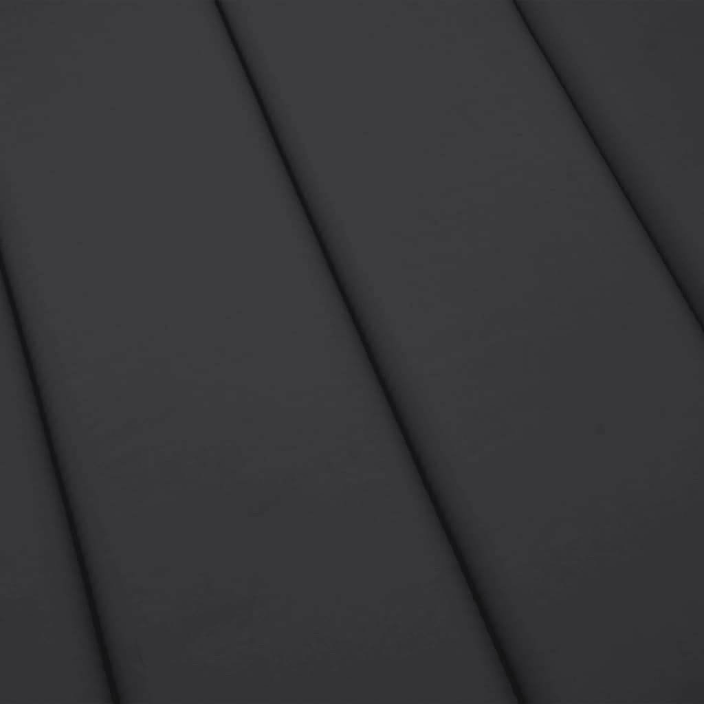 Coussin Bain de soleil | Coussin de chaise longue noir 200x70x3 cm tissu oxford Maison Chic - Image 7