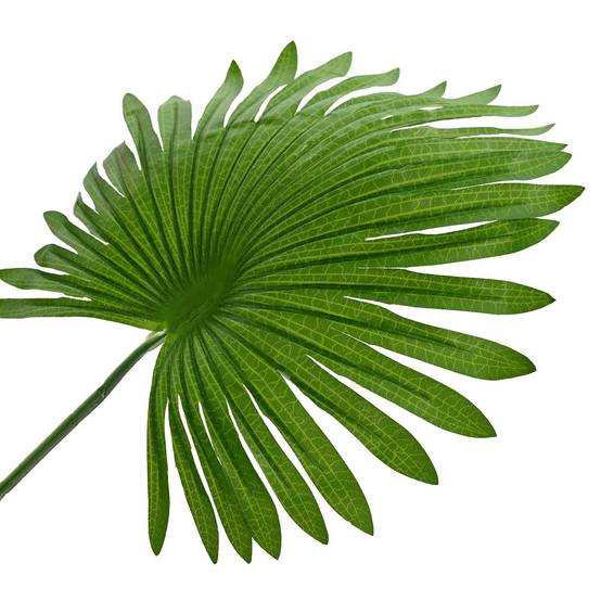 Palmier artificiel tissu et bambou vert 75 x 25 x 180 cm - PANGIVO - Image 4