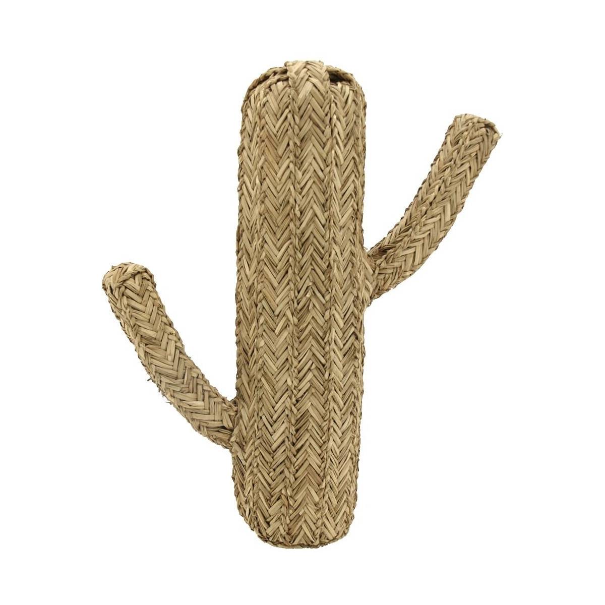 Aubry Gaspard - Cactus en jonc naturel Hauteur 63cm - Image 1