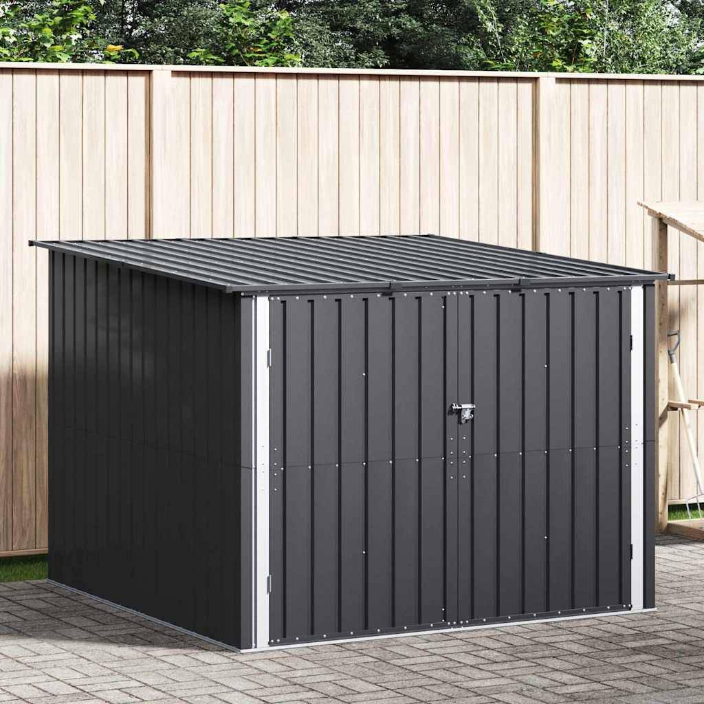 ComfortXL - Abri Vélo Métal Jardin Stockage Sécurisé 215x206cm Anthracite - ComfortXL Outdoor Living - Image 1