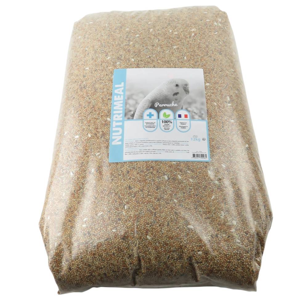 animallparadise - Graines perruches nutrimeal - 12kg pour oiseaux - Image 2