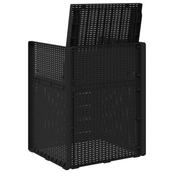PANGIVO - Chaises de jardin polypropylène anthracite et crème 53 x 47 x 88.5 cm - PANGIVO - Image 7