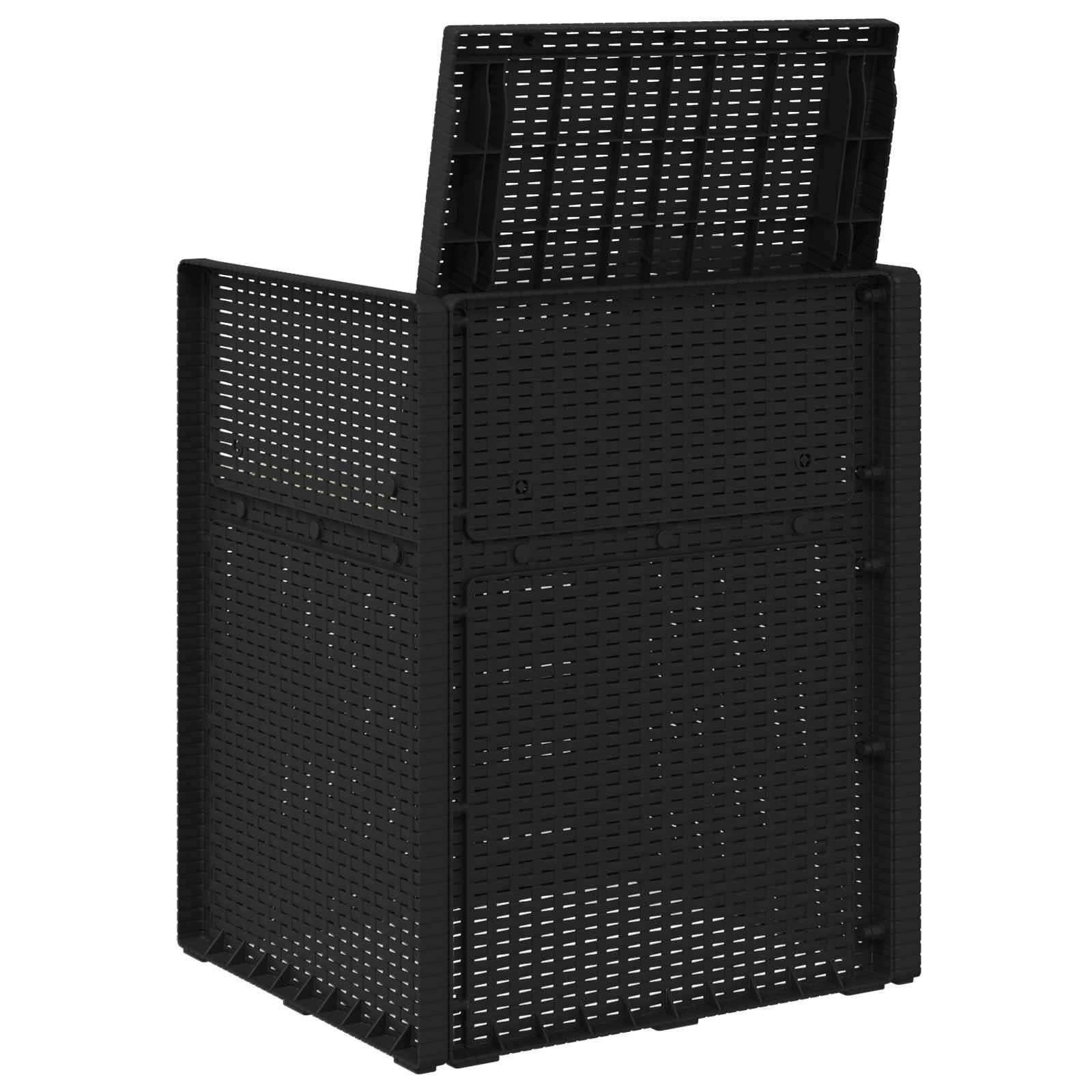 PANGIVO - Chaises de jardin polypropylène anthracite et crème 53 x 47 x 88.5 cm - PANGIVO - Image 7