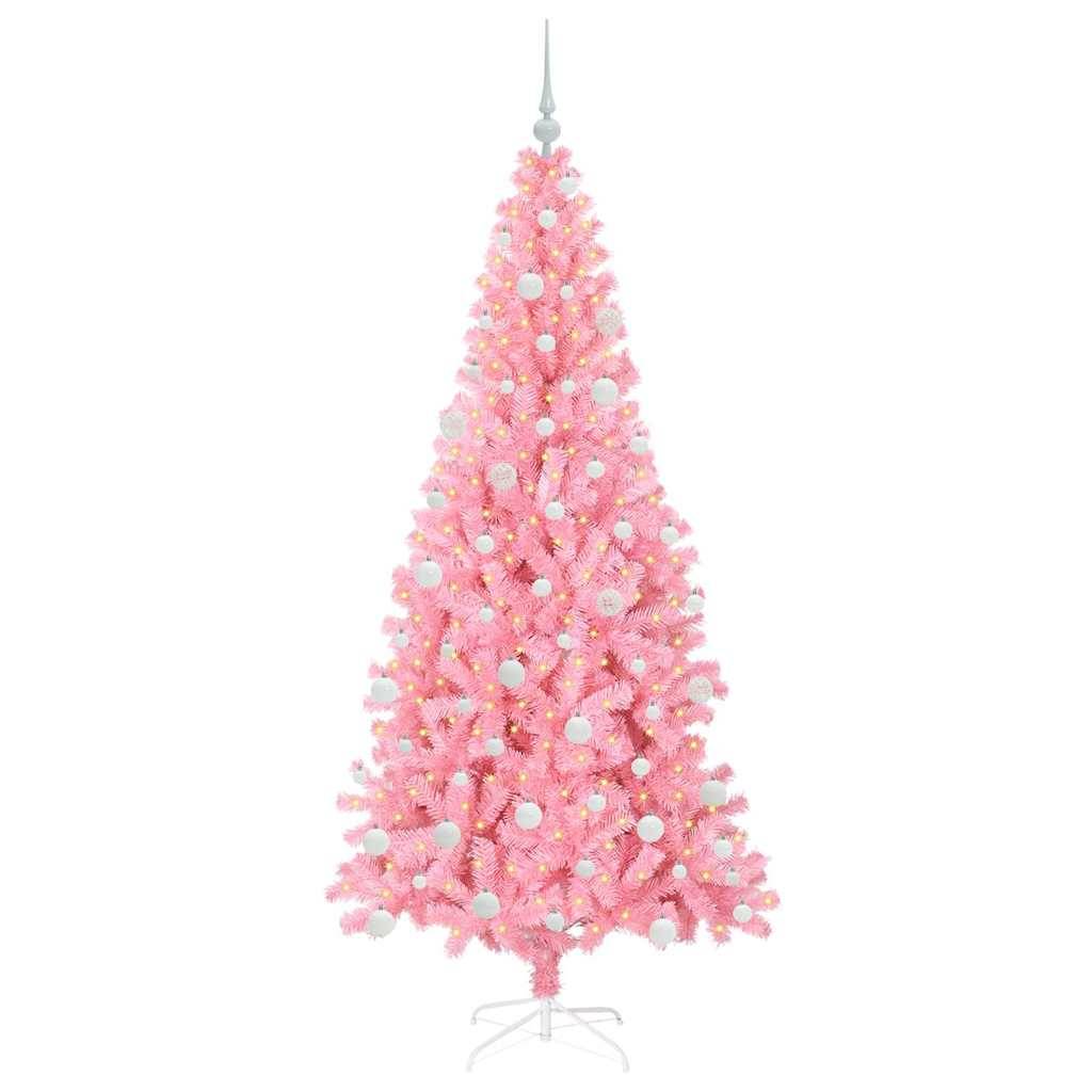 ComfortXL - Sapin de Noël Original Rose 180 cm, Décoration Lumineuse avec 120 Boules Incluses – ComfortXL Outdoor Living - Image 3