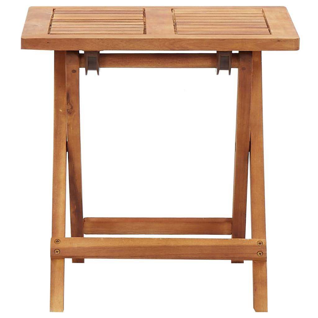 Vidaxl - Table pliable de jardin 40x40x40 cm Bois d'acacia massif vidaXL 46005 - Image 8