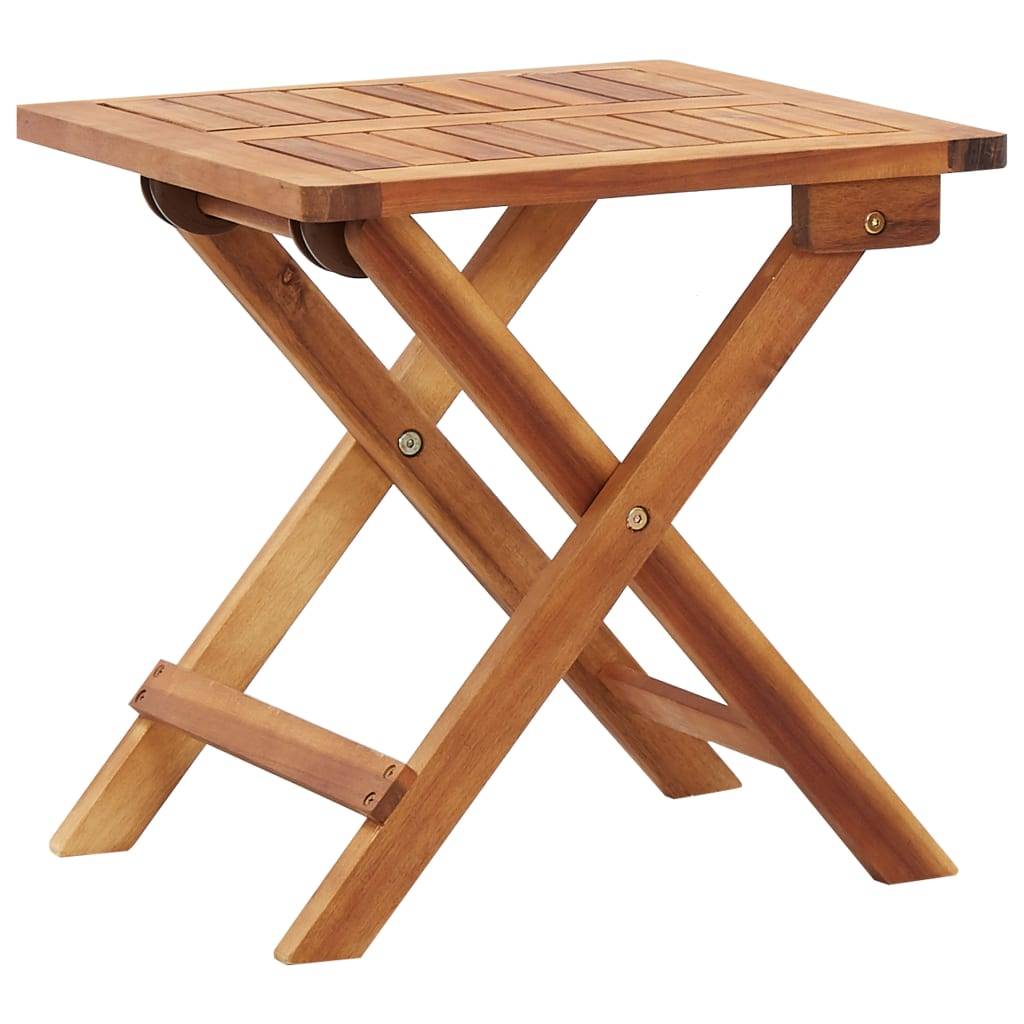 Vidaxl - Table pliable de jardin 40x40x40 cm Bois d'acacia massif vidaXL 46005