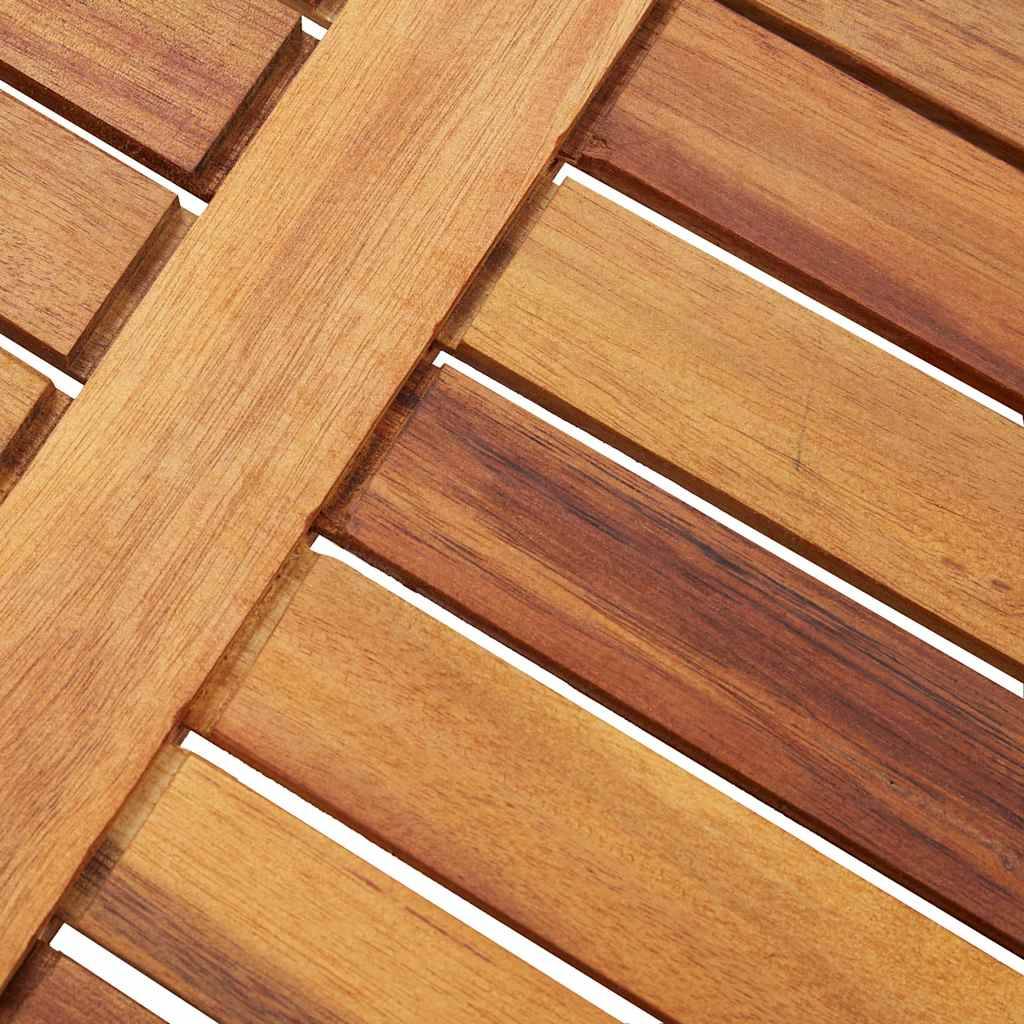Vidaxl - Table pliable de jardin 40x40x40 cm Bois d'acacia massif vidaXL 46005 - Image 5