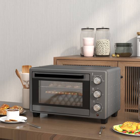 Mini-four posable 21L en acier inoxydable 1400W avec minuterie pour cuisine Gris ComfortXL Outdoor Living - Gamm vert Mini-four posable 21L en acier inoxydable 1400W avec minuterie pour cuisine Gris ComfortXL Outdoor Living - Gamm vert
