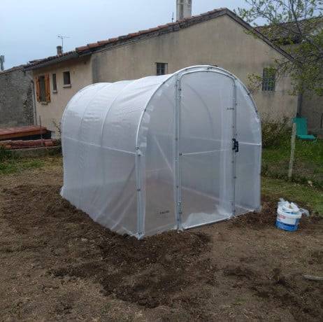 Serre tunnel PRIMA 6 m², Portes 1 porte simple - Image 4