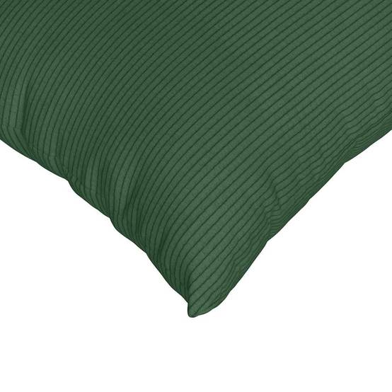 ComfortXL - Paire de Coussins en Velours Côtelé Design Moderne Housses Lavables pour Salon Vert Foncé 50x30 cm – ComfortXL Outdoor Living - Image 7