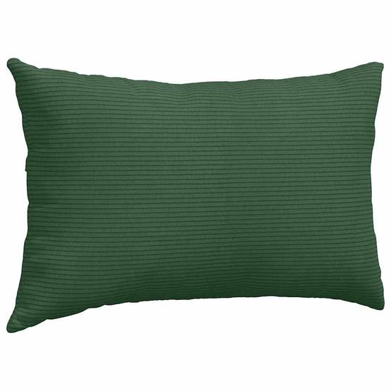 ComfortXL - Paire de Coussins en Velours Côtelé Design Moderne Housses Lavables pour Salon Vert Foncé 50x30 cm – ComfortXL Outdoor Living - Image 5