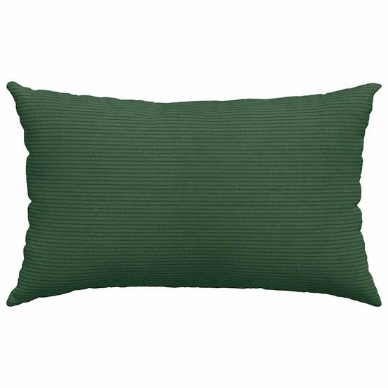 ComfortXL - Paire de Coussins en Velours Côtelé Design Moderne Housses Lavables pour Salon Vert Foncé 50x30 cm – ComfortXL Outdoor Living - Image 6