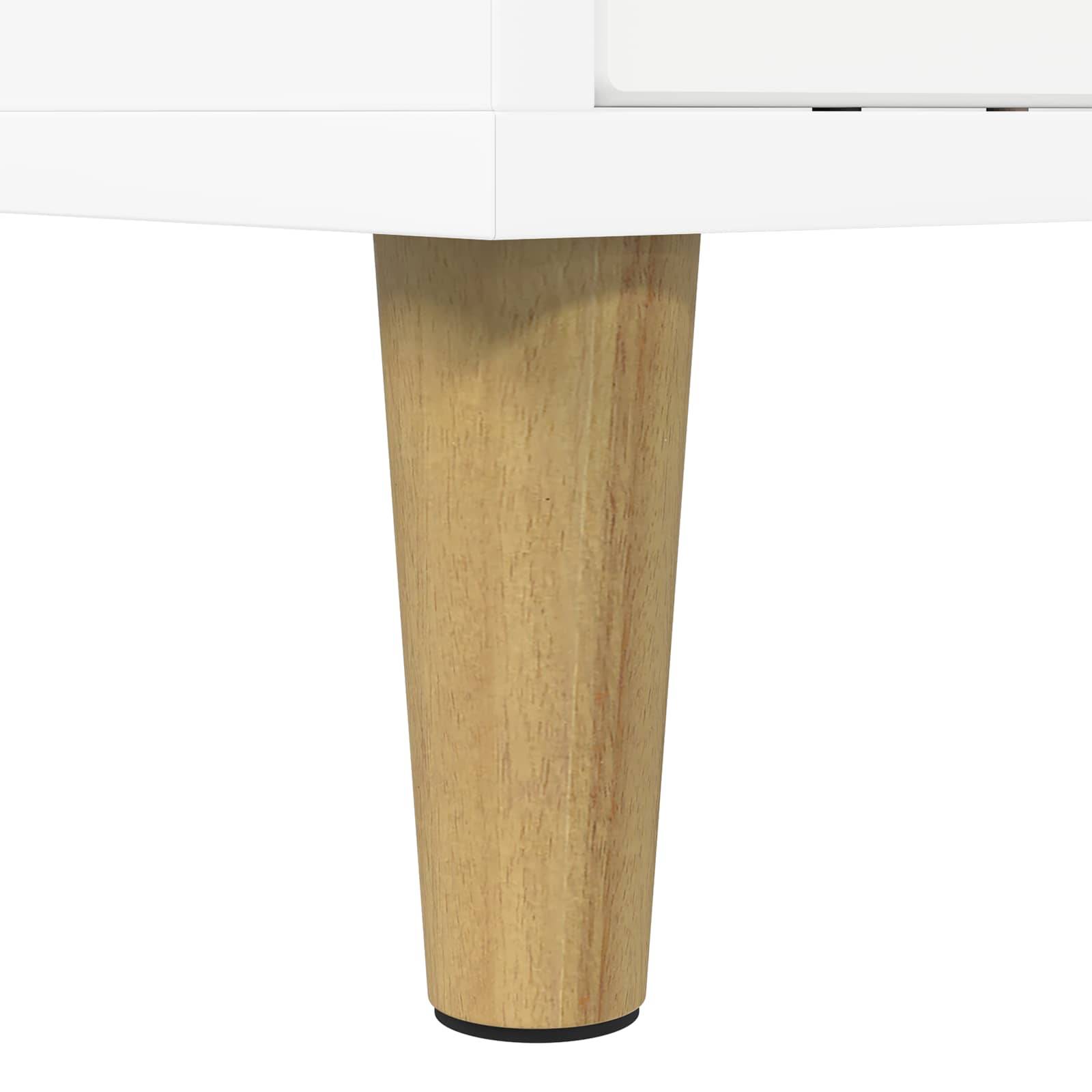 Vidaxl - Maison pour chat Blanc 51 x 30 x 52 cm Bois d'ingénierie vidaXL 8000653 - Image 10
