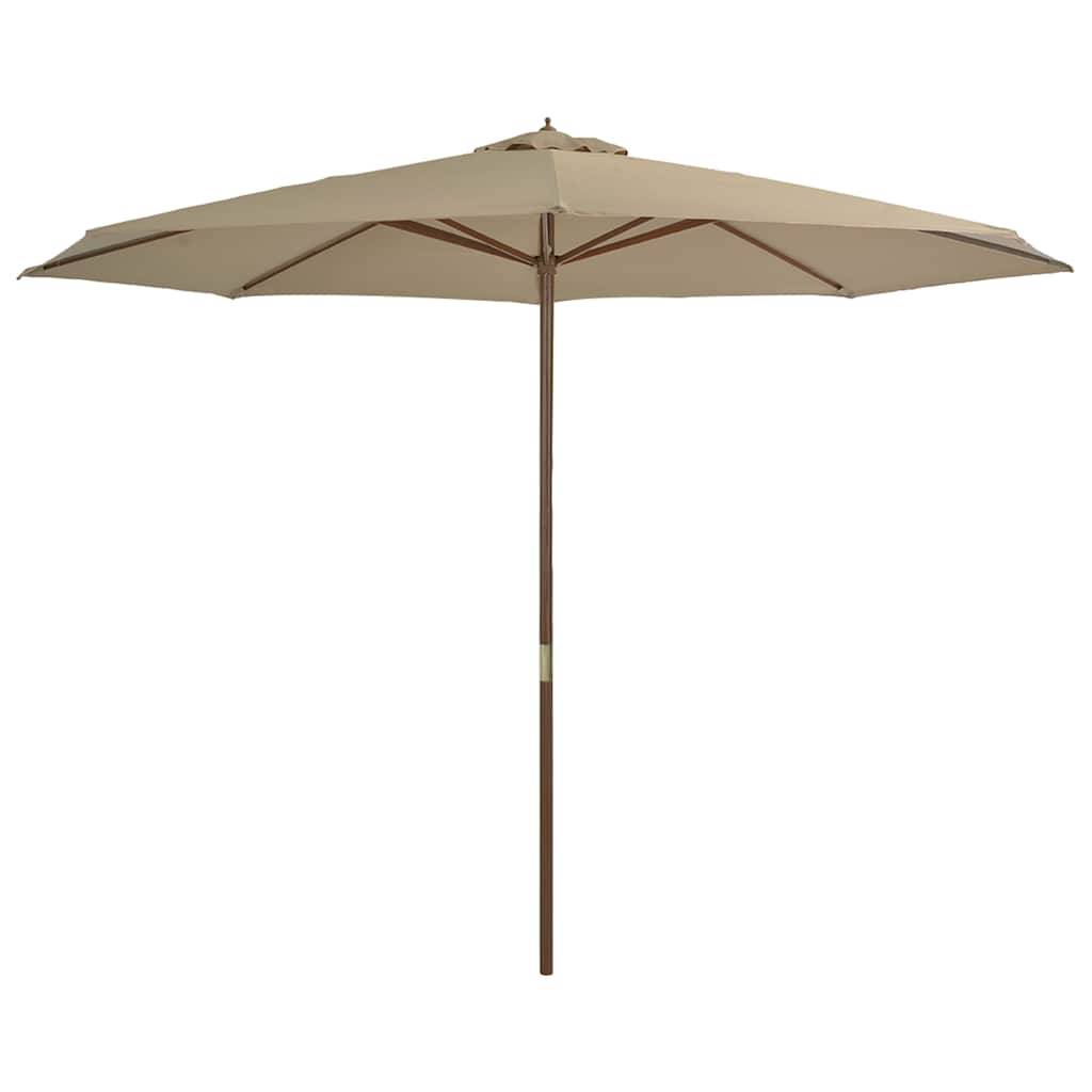 Prolenta Premium - Parasol polyester taupe 350 x 240 cm - Prolenta premium p381.7 - Image 1