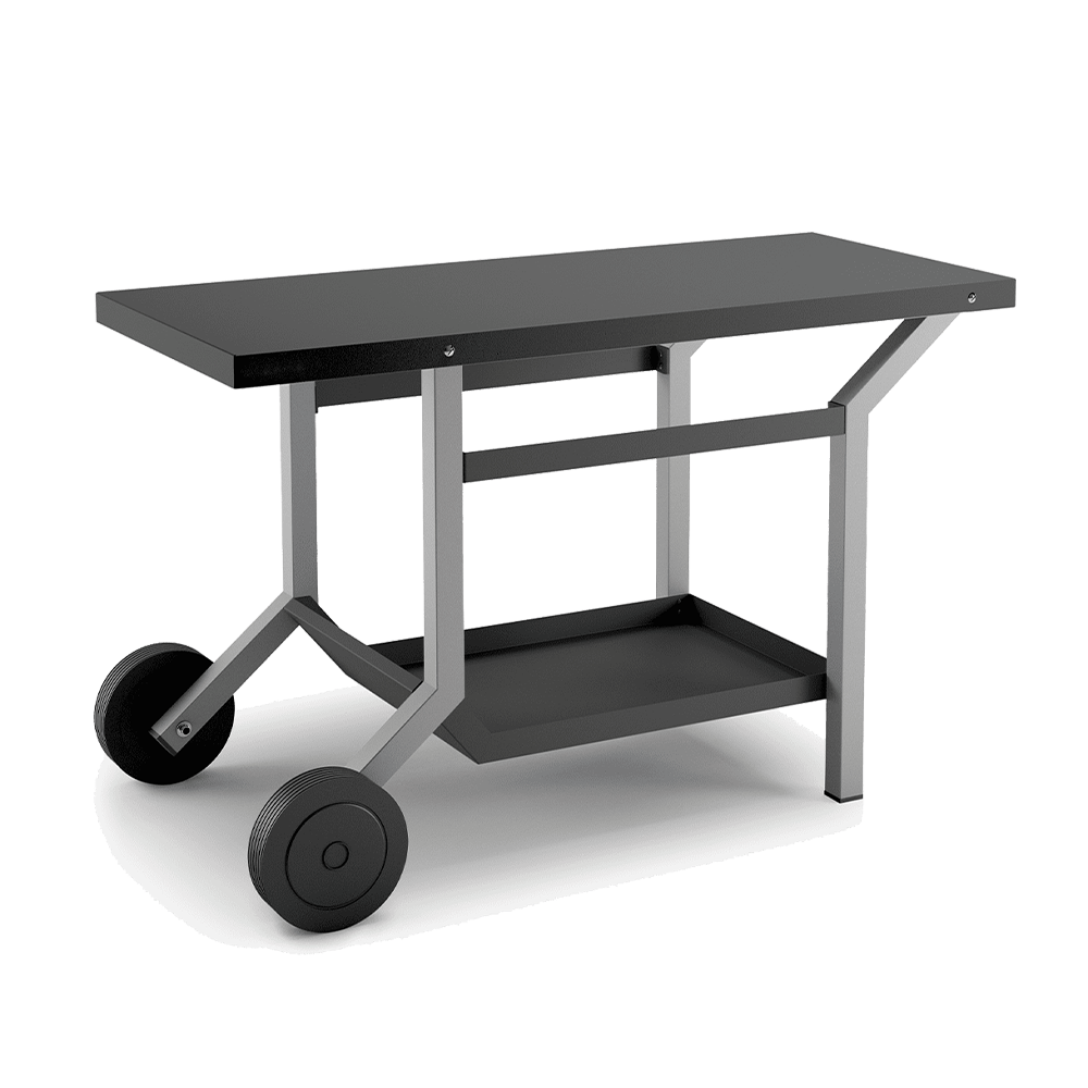 Forge Adour - Table roulante pour plancha - Noir et gris clair - Image 1
