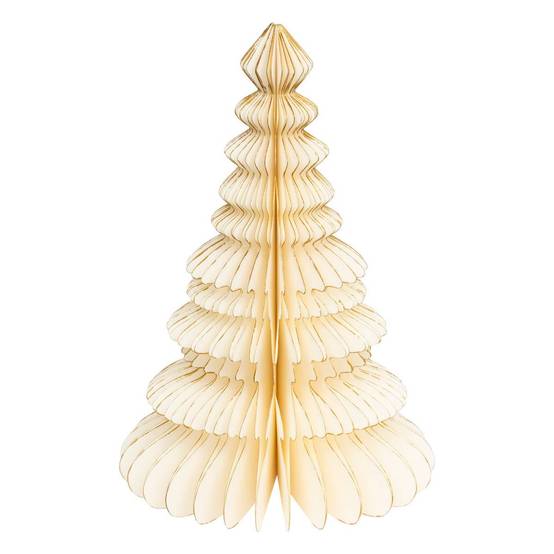 Feeric Christmas - Sapin papier H.30cm écru - Feeric Lights & Christmas - Image 1