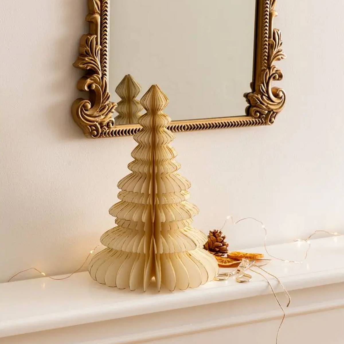 Feeric Christmas - Sapin papier H.30cm écru - Feeric Lights & Christmas - Image 4