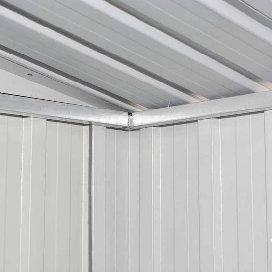 Abri de jardin métal anthracite 190 x 124 x 181 cm - PANGIVO - Image 10
