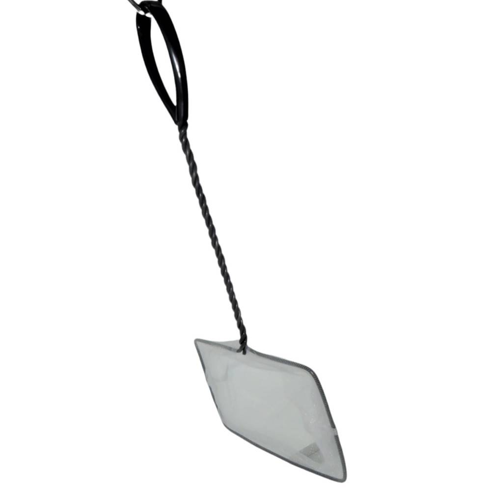 Epuisette filet blanc, maille fine, 15 cm x 13 x 40 cm, aquarium - Image 4