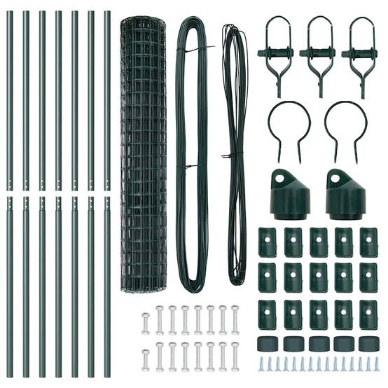 PANGIVO - Clôture acier PVC verte 1,6 x 10 m, Poids :21.38kg - PANGIVO - Image 6