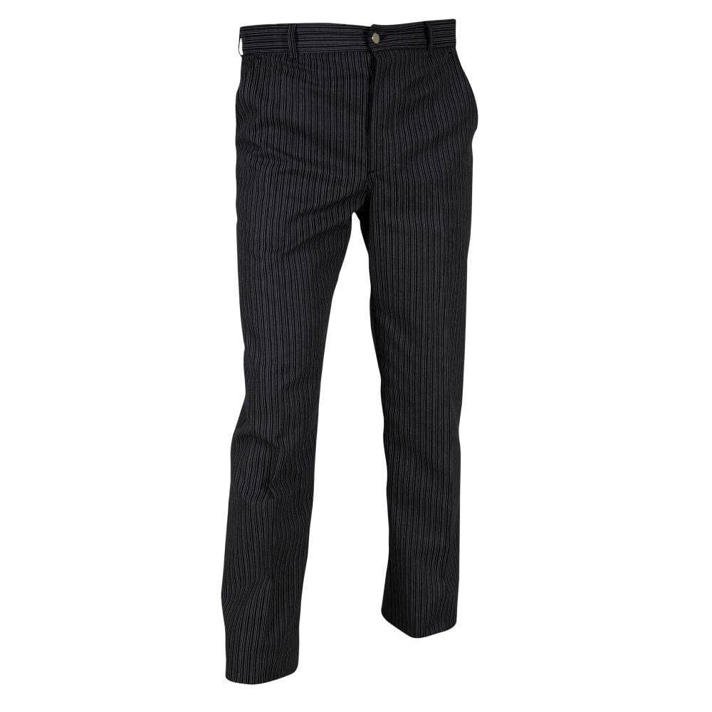 Pantalon de cuisine ceinture élastiquée Robur Timeo Noir Rayé 58