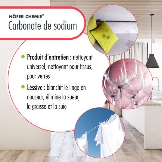 25 kg de carbonate de sodium (soude), qualité technique légère x 4 - Image 5