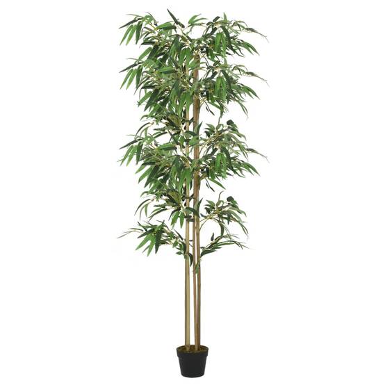 PANGIVO - Bambou artificiel bambou et fibre textile vert 150 cm - PANGIVO - Image 1
