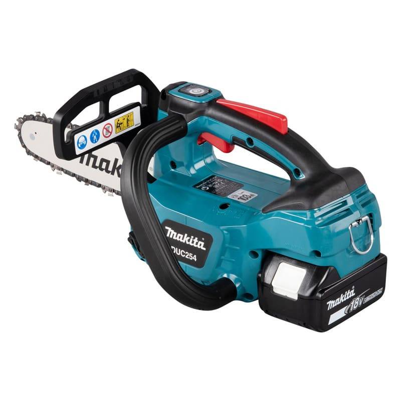 Tronçonneuse d'élagage 18 V LXT 25 cm - MAKITA - 2 batteries 18v 5.0Ah et chargeur - DUC254RT2 - Image 2