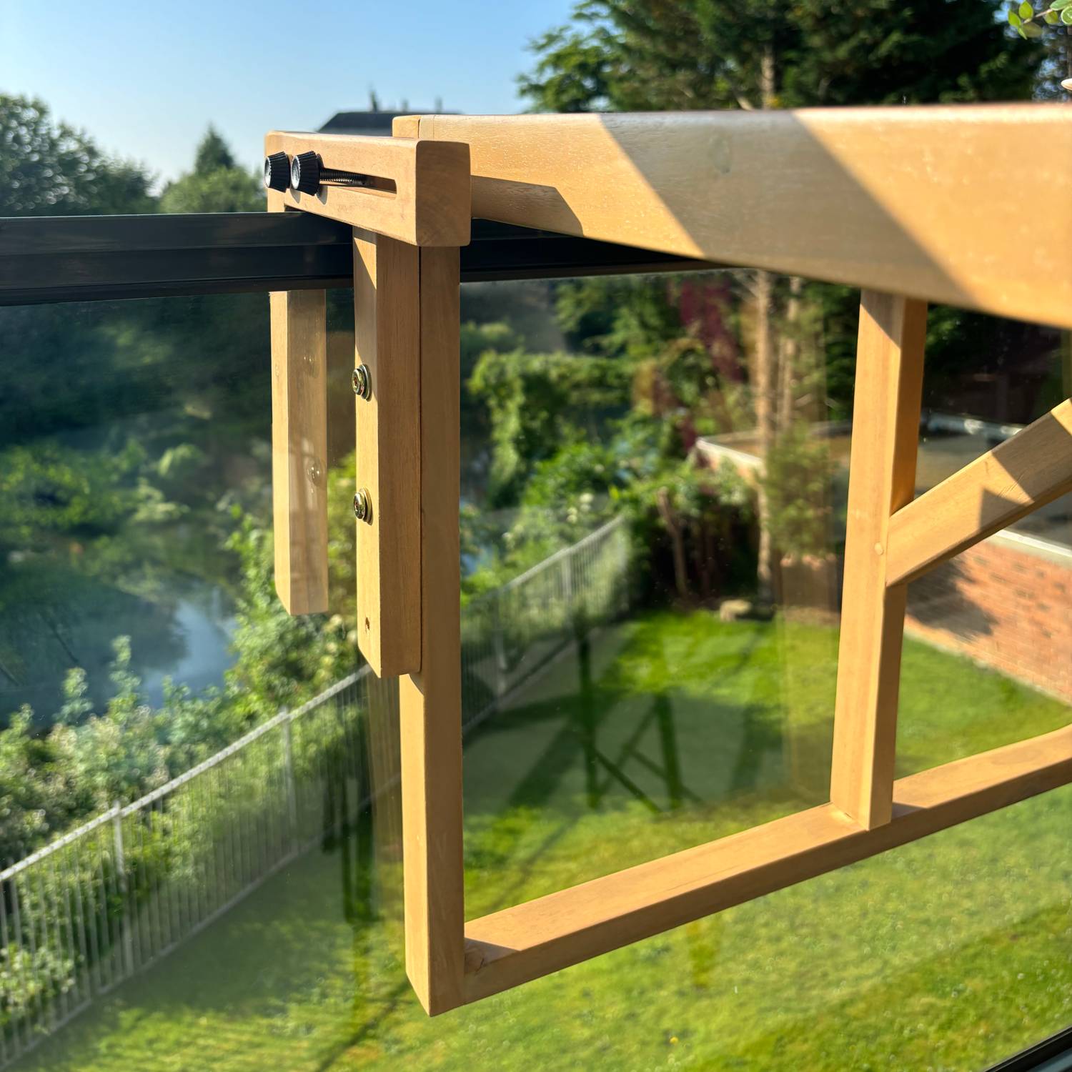 Happy Garden - Table de balcon rabattable en acacia SUMBA - HAPPY GARDEN - Image 5