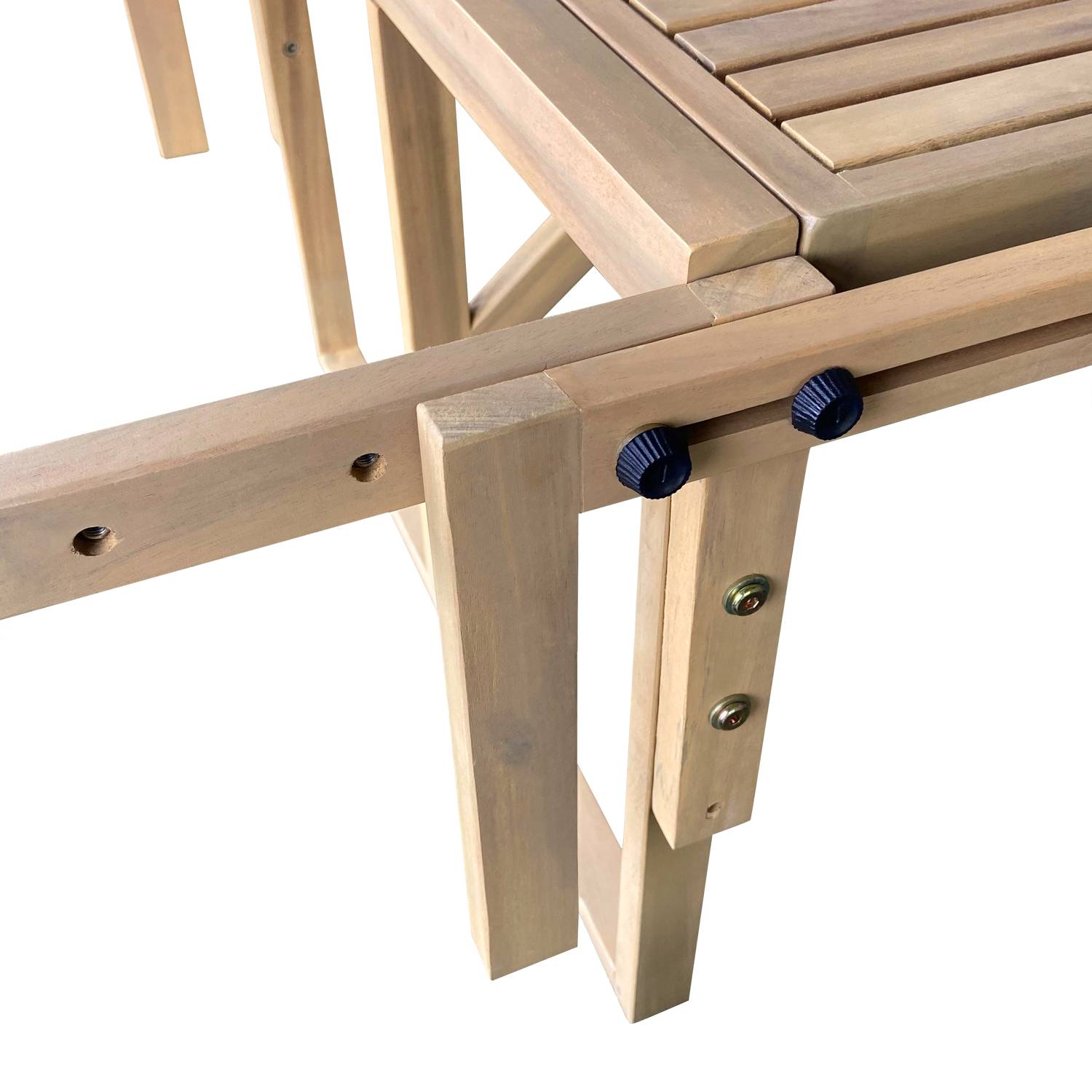 Happy Garden - Table de balcon rabattable en acacia SUMBA - HAPPY GARDEN - Image 4