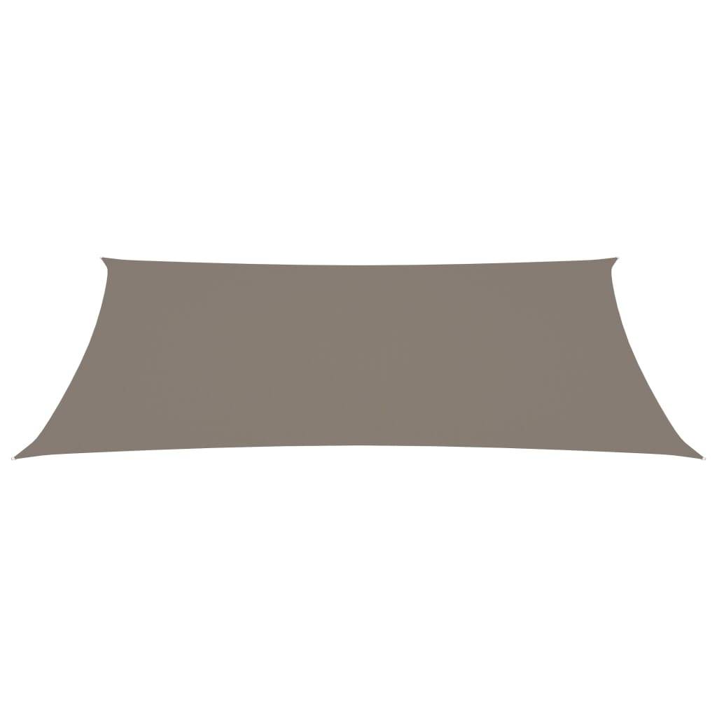 Helloshop26 - Voile toile d'ombrage parasol tissu oxford rectangulaire 2 x 5 m taupe - Image 2