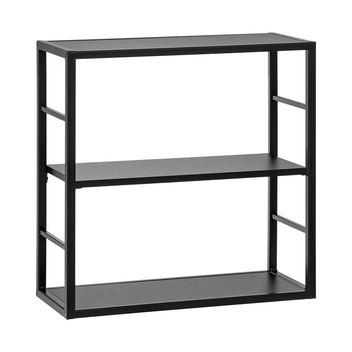 Étagère Murale 2 Niveaux "Switch III" 60cm Noir - Image 1