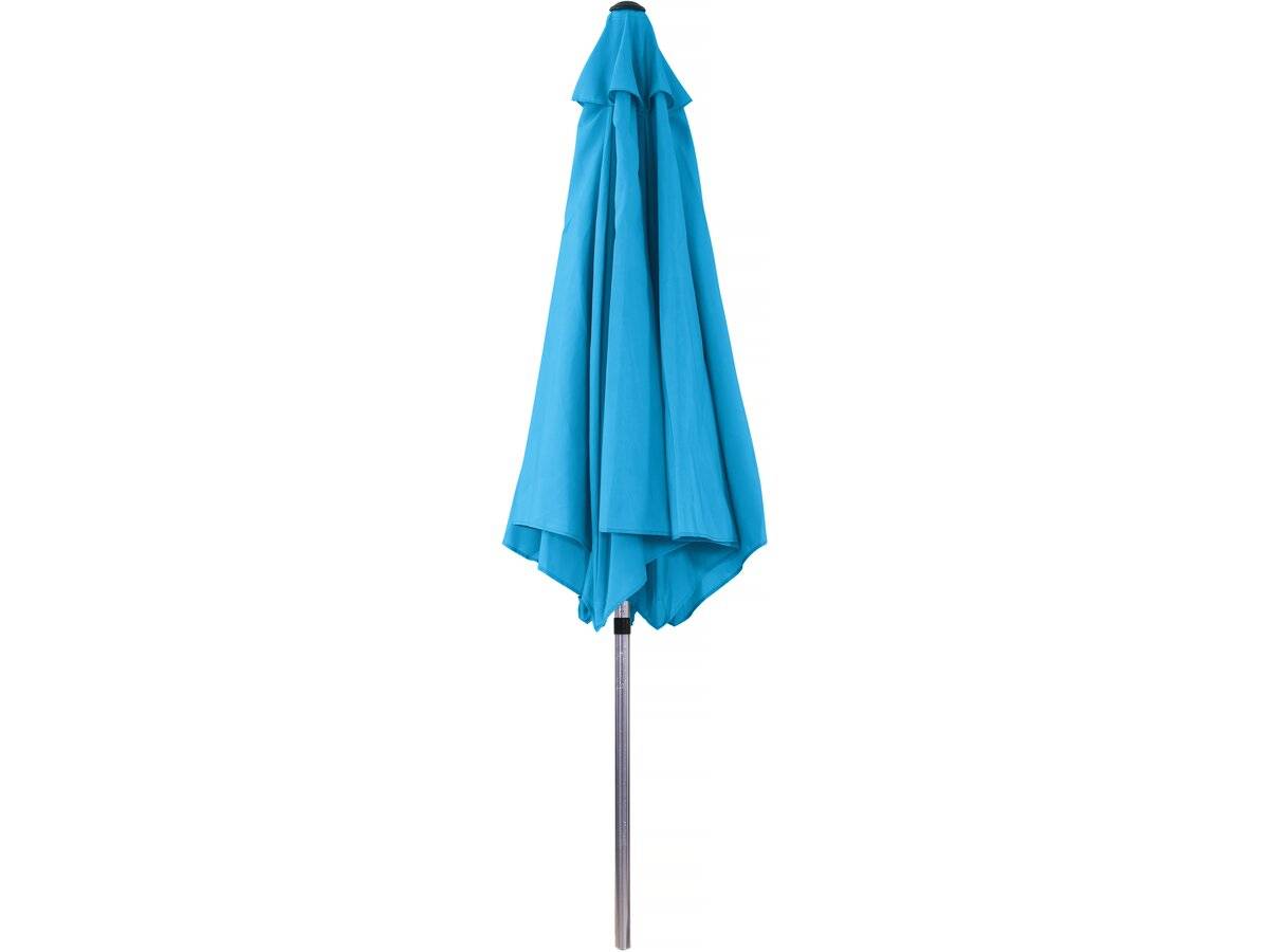 Habitat Et Jardin - Parasol Jardin Droit Alu "sol" - Rond - ø 3m - Bleu -habitat Et Jardin - Image 2