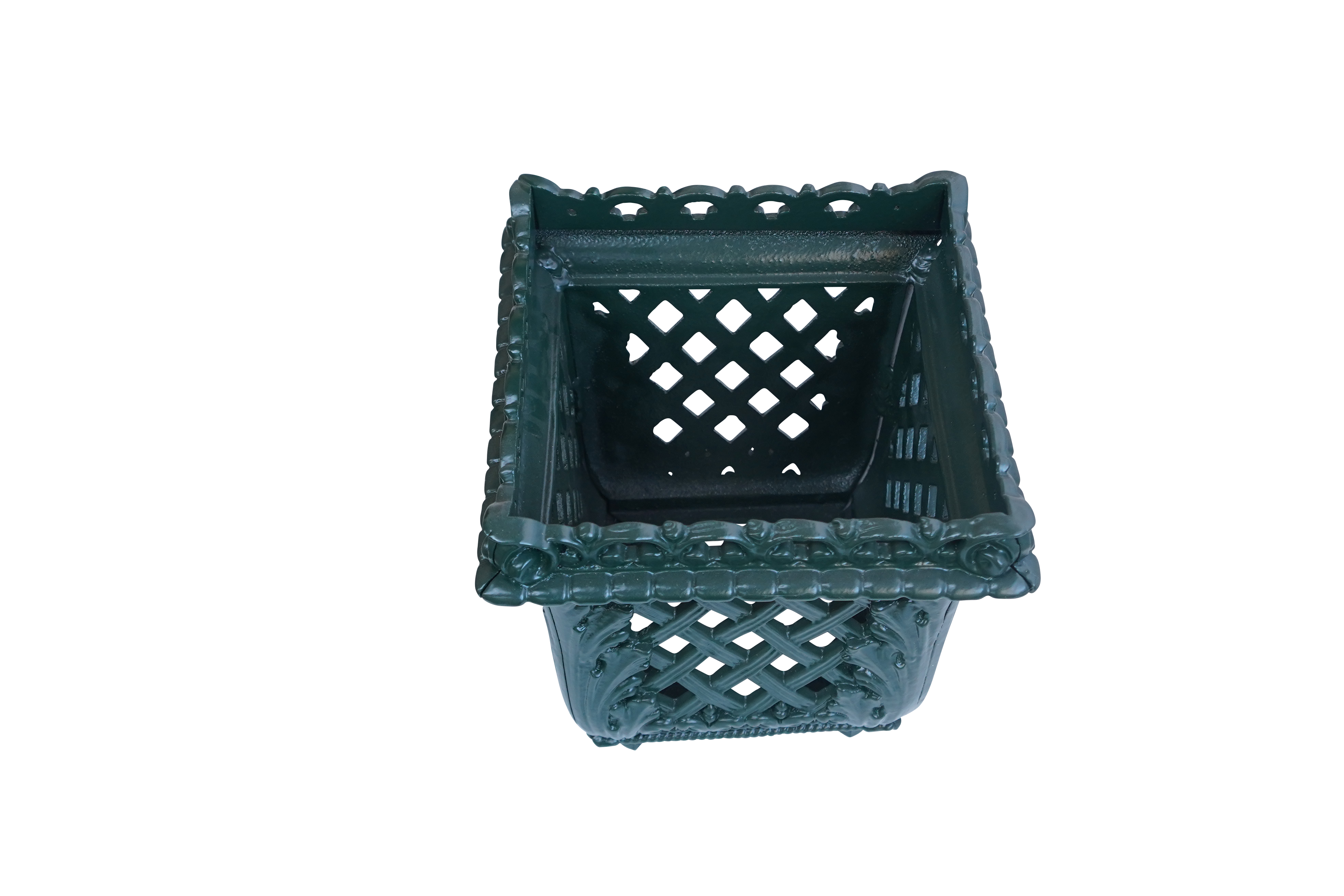 Jardinière Mansart 260 verte RAL 6009, Dommartin - Image 2