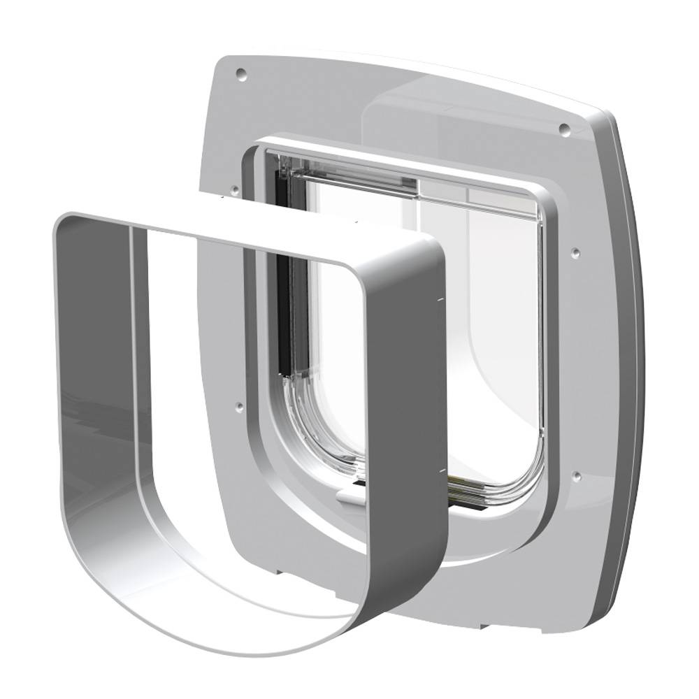 Ferplast - Ferplast Extension pour porte pour petits chiens et chats chatière basculante SWING 1 EXTENSION, 15,5 x 5 x h 16 cm, profondeur 5 cm, Blanche - Image 3