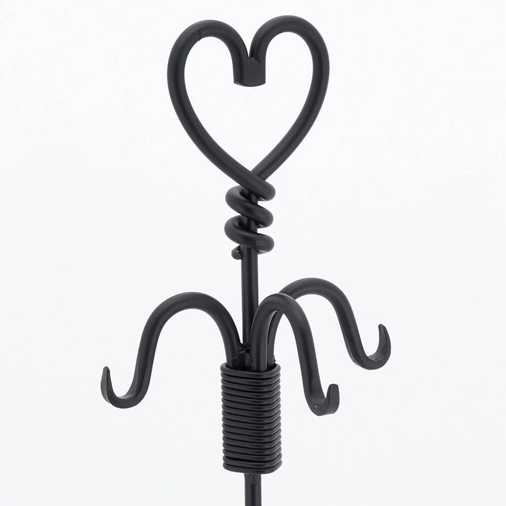 Aubry Gaspard - Valet de cheminée en fer forgé Coeur - Image 2